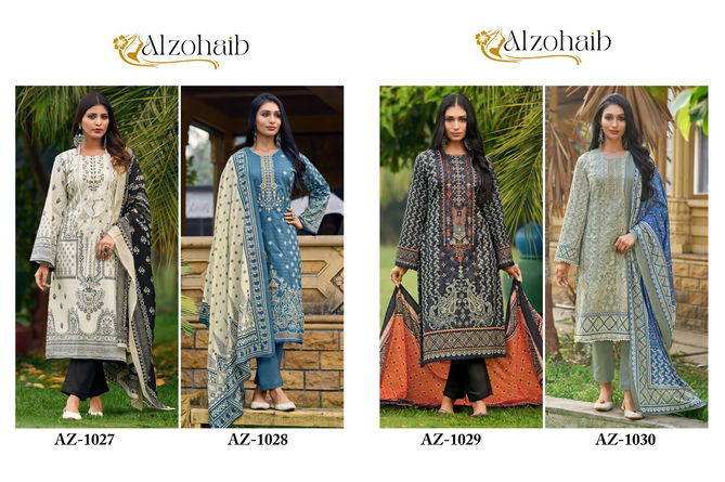 Bin Saeed Nx By Alzohaib Cotton Pakistani Salwar Suits Wholesale Online
